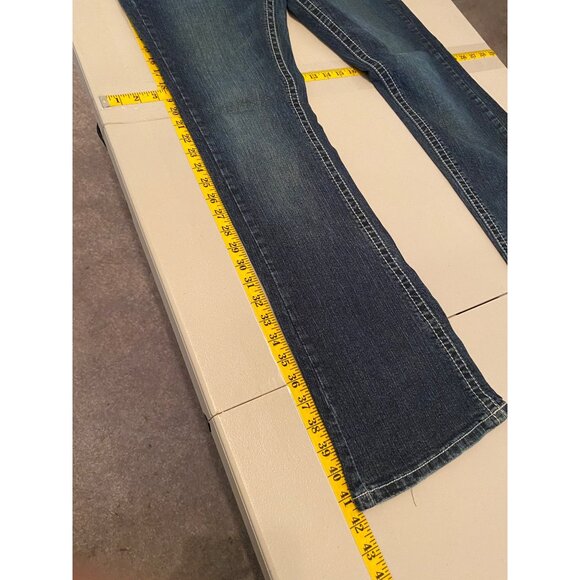PREMIERE Rue 21 Blue Jeans Denim Pants Embellished Size 13 - Picture 3 of 10